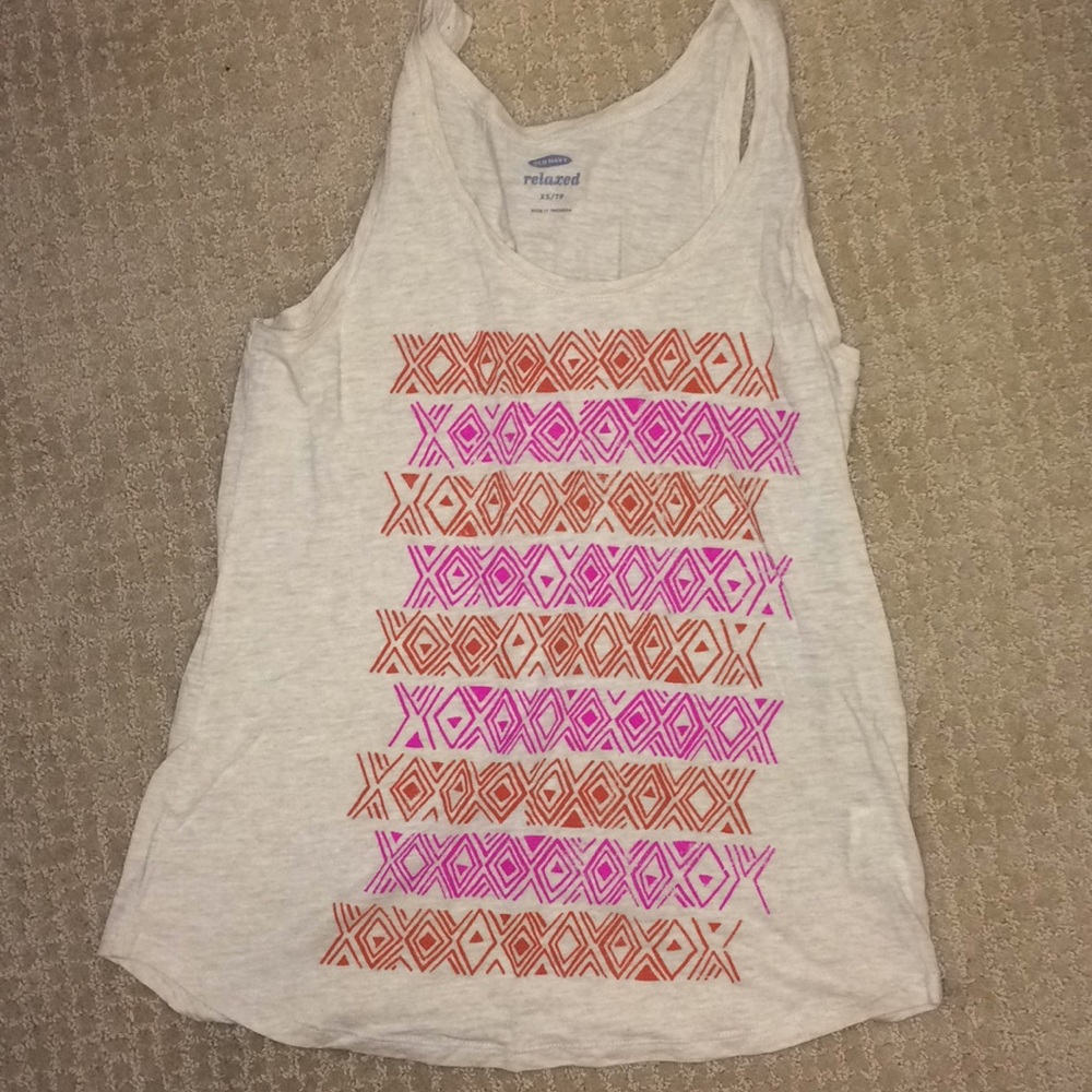 Diamond Patterned Muscle Tee